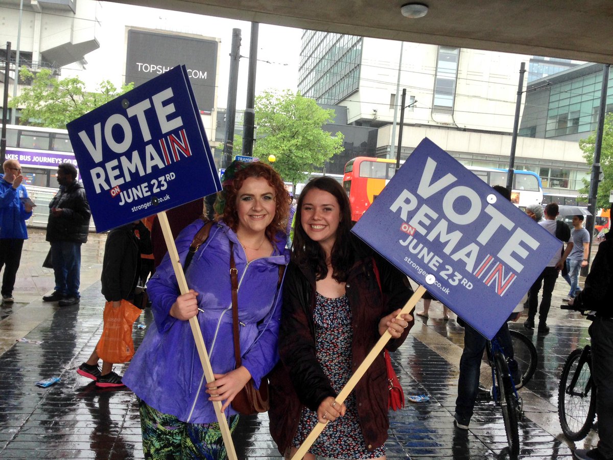 NWStrongerIn's tweet photo. Ellan and Rosa "We're in because it's our future" #StrongerIn https://t.co/XmNDyrKvZZ