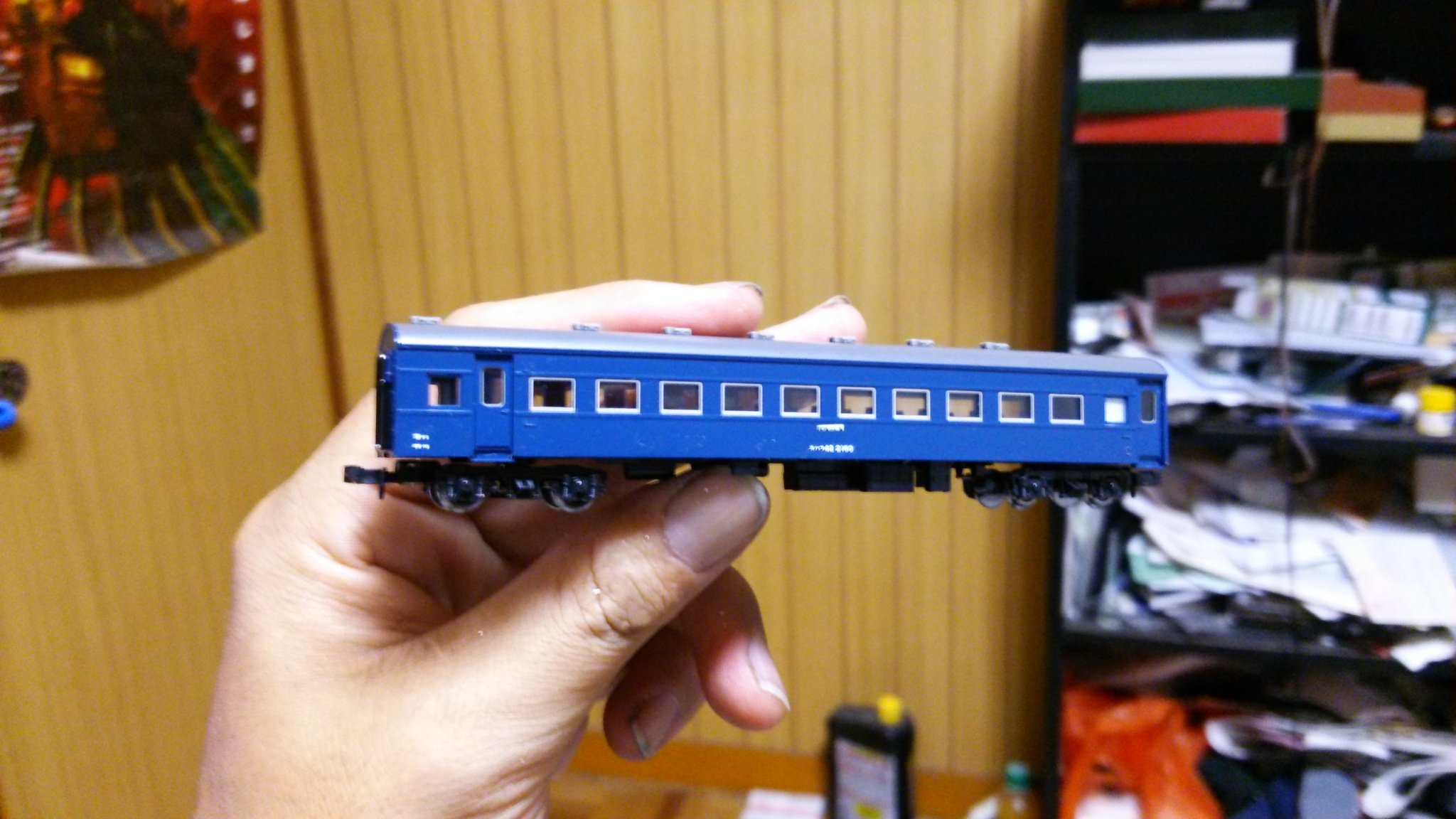 DD13+スハフ42+貨車2両 鉄道模型