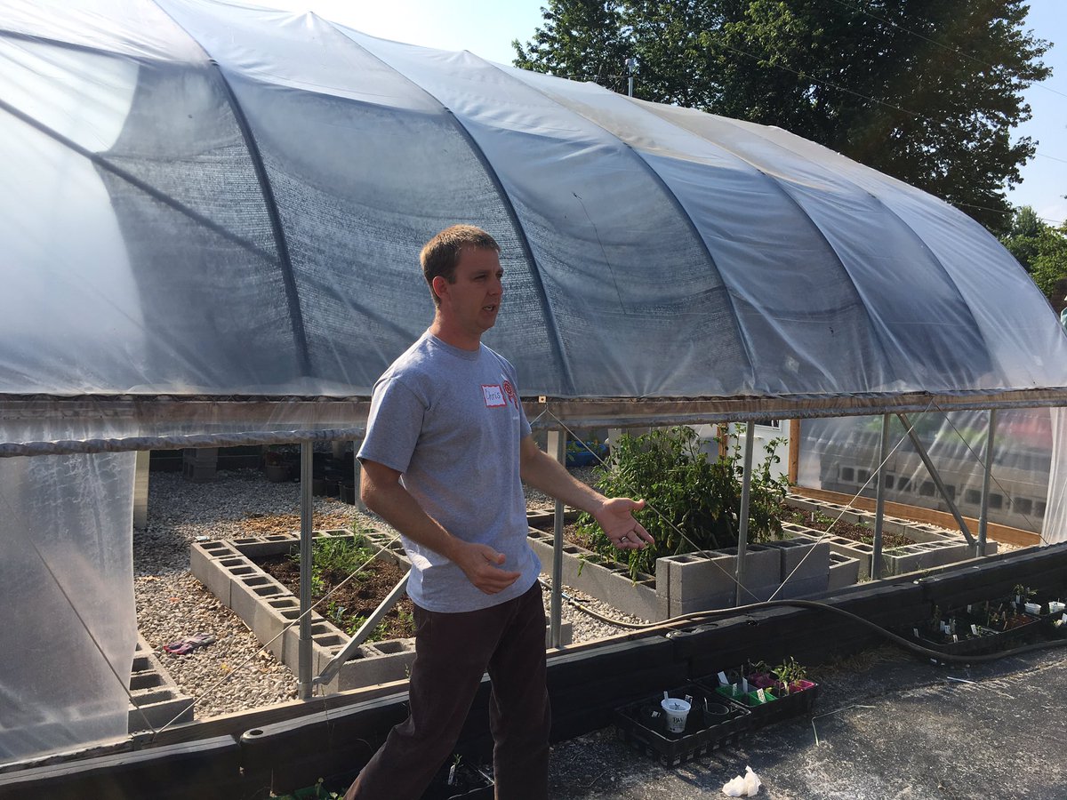 rgordon04's tweet photo. @JTSDGardens doing incredible things!! They built the greenhouse, compost beds &amp; maintain them. #edcampsteam https://t.co/W3FQiOTIpJ
