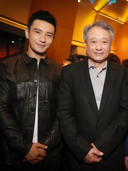 It's my great honor to meet director Ang Lee at Shanghai international film festival.