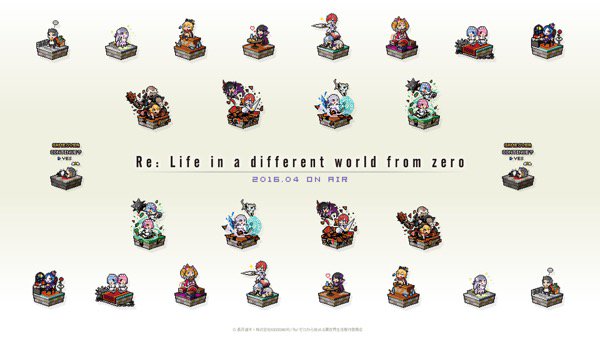 Re ゼロから始める異世界生活 公式 V Twitter 公式twitterのフォロワーが6万人突破したので ドット絵pc壁紙をプレゼント みなさま 応援いただき本当にありがとうございます T Co Ospc74edt7 Rezero リゼロ