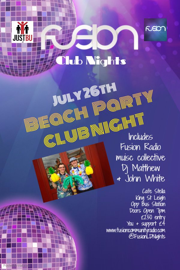 FusionLDNights's tweet photo. Here are our next set of Club Nights .
#fcsnow #fcrnow #jbunow #englandeuro2016 #Wigan #Leigh https://t.co/jSDl26TFBl