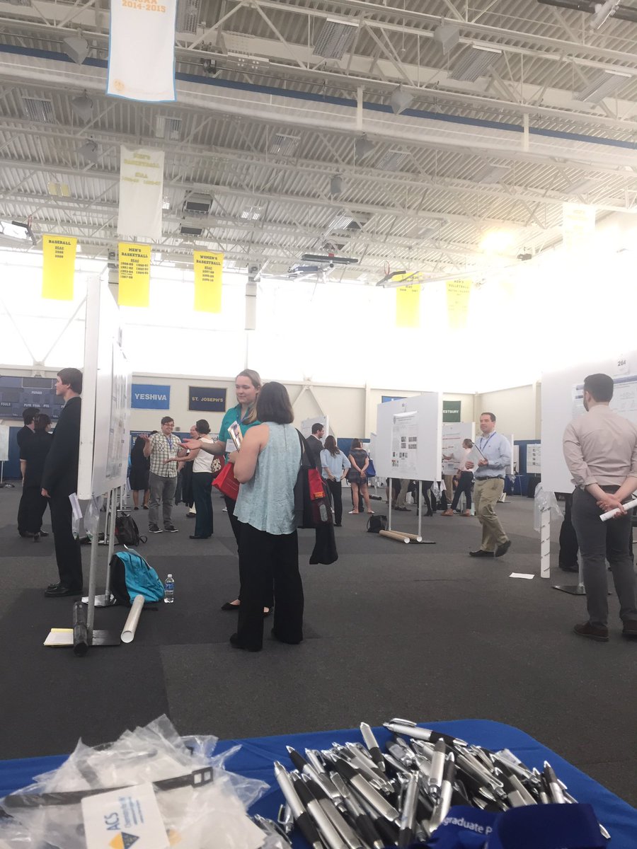 ACSUndergrad's tweet photo. The undergrad poster session is off to a great start. #MARM2016 @ACSRegionalMtgs https://t.co/Sx1yYryxaL