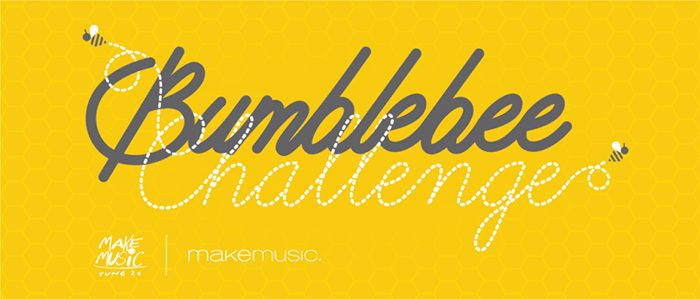 MakeMusic_Cloud's tweet photo. Celebrate @makemusicday by entering the #BumblebeeChallenge! https://t.co/4xx2UwQE0A https://t.co/ks2Qc9ULAv
