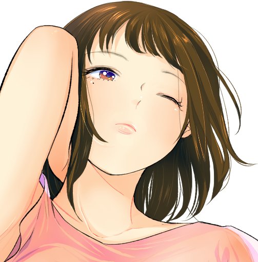 こちらも顔アップ 