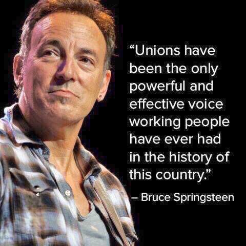 Marc_Perrone's tweet photo. This #Boss,

Knows Working People &amp; the Benefits of Working #Union!

Thanks Bruce #Springsteen.

#1u
#p2
#FightFor15 https://t.co/gsEaYKf12q