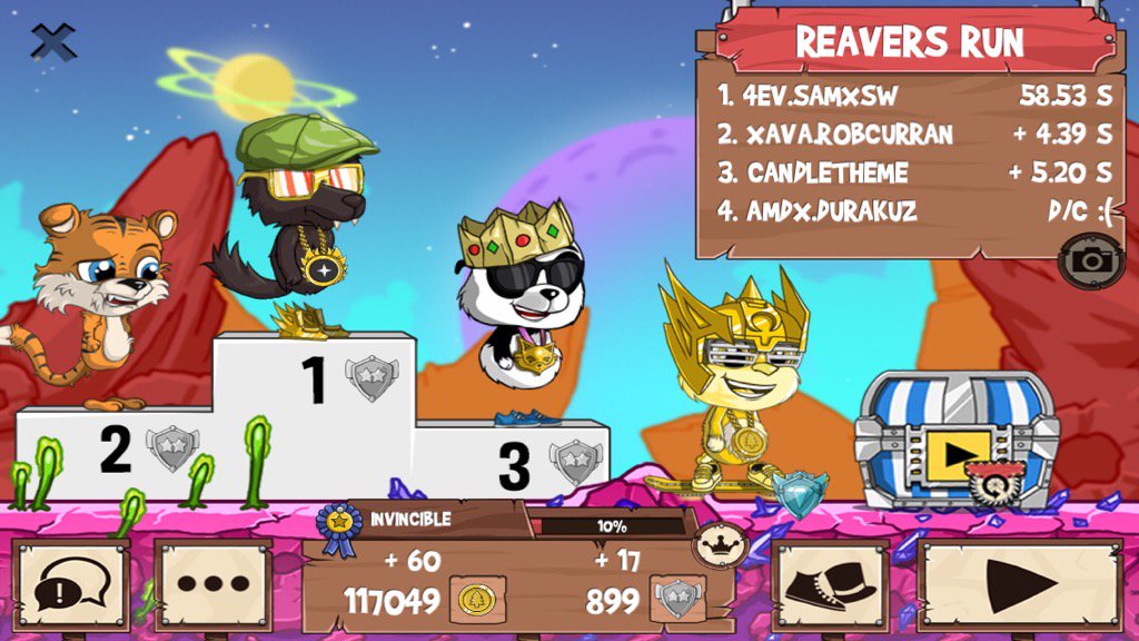 ABathingGrapeFR's tweet photo. Get on my level, son! #funrun2 #RobCurran #CandleTheme #Durakuz https://t.co/jSJ1ueBZ4P