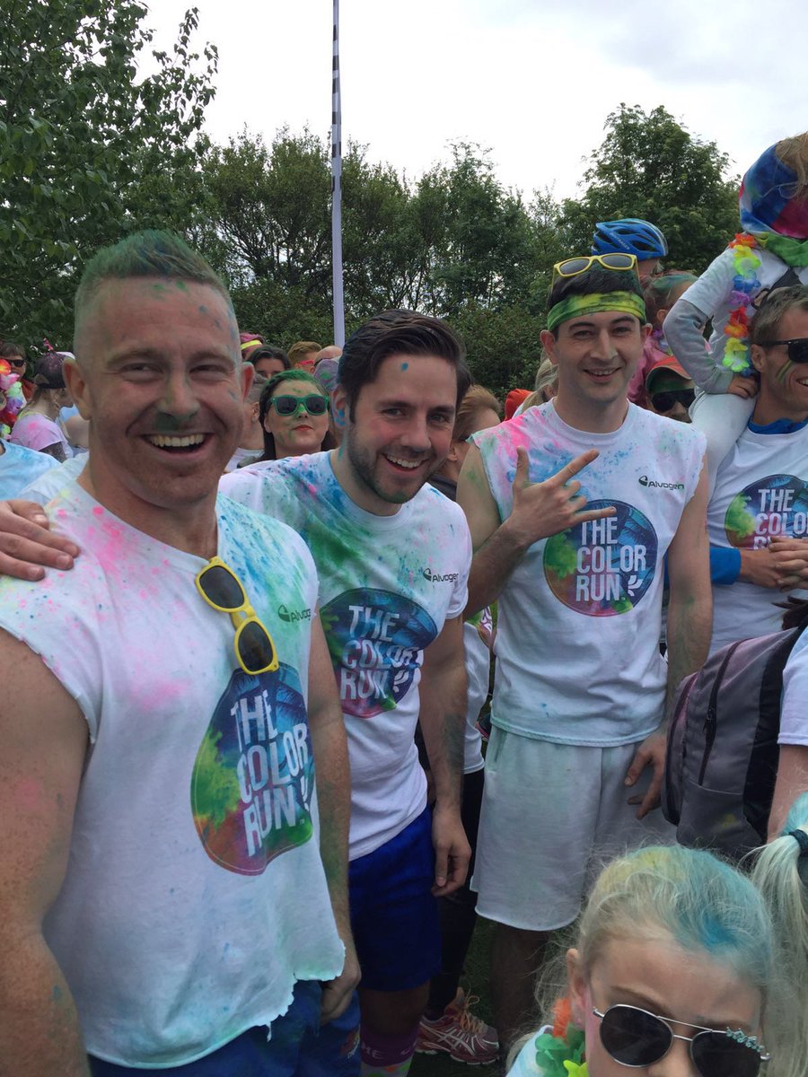 Iceland color run with the lads #alvotechboys