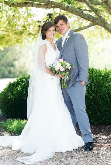 Our beautiful #bride Ariel and her dress were the talk of the #wedding! Photo: Amber Eason Photography