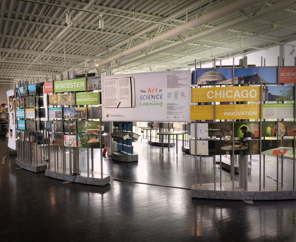 artSTEM's tweet photo. The exhibition is open to the public today! Come and play at @ElmhurstArt, open 11am - 5pm. https://t.co/lEzNn0mXRd https://t.co/oA2z2EpZGg