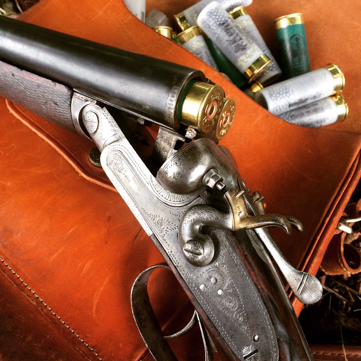 Marc_Allum's tweet image. Gave this old beauty some fresh air today. #hammergun #sport #shooting #antiques