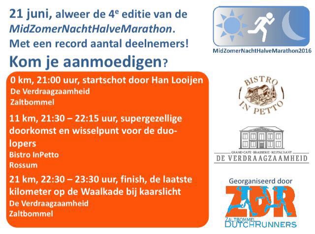 Géén startbewijs #midzomernachthalvemarathon? Balen. We zitten vol. We hebben dé oplossing; kom aanmoedigen!