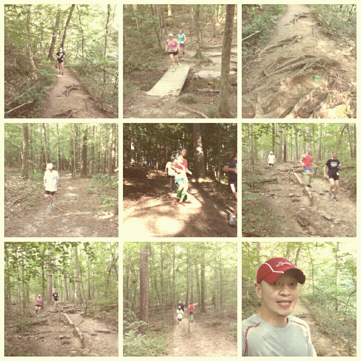 wch759's tweet photo. Week one of @fleetfeetral @ffmorrisville #summertrailcamp done. Humid 6 miles at Umstead with this group! https://t.co/YU1BU8ZtyH