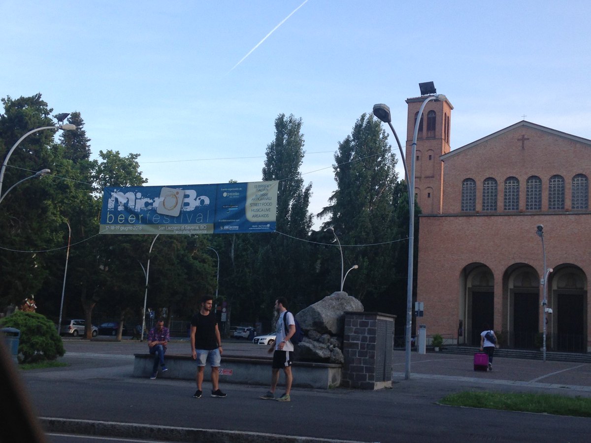 microbobeerfest's tweet photo. Benvenuti a S. Lazzaro di Savena! Da venerdì 17 sarà MicroBo! #microbo2016 #CraftBeerFestival #beer https://t.co/A3vz2YwFyT