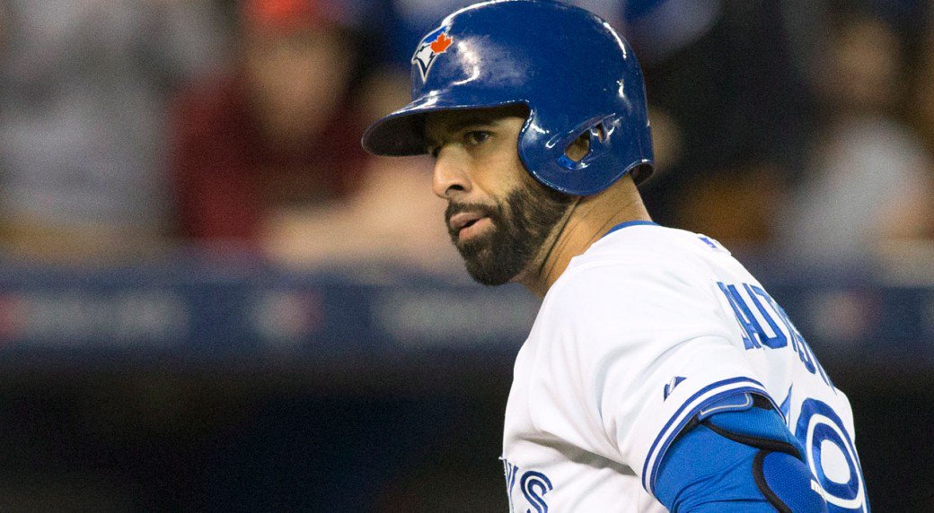 Sportsnet's tweet photo. The #BlueJays will be without Jose Bautista again on Saturday afternoon. https://t.co/nz0YCvXsBu https://t.co/9N838VqvG9