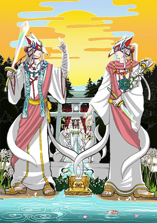 犬神まみや 本家 こんなんもあった オリジナルイラスト 創作イラスト 犬神まみや 本家 こんなんもあった オリジナルイラスト 創作イラスト