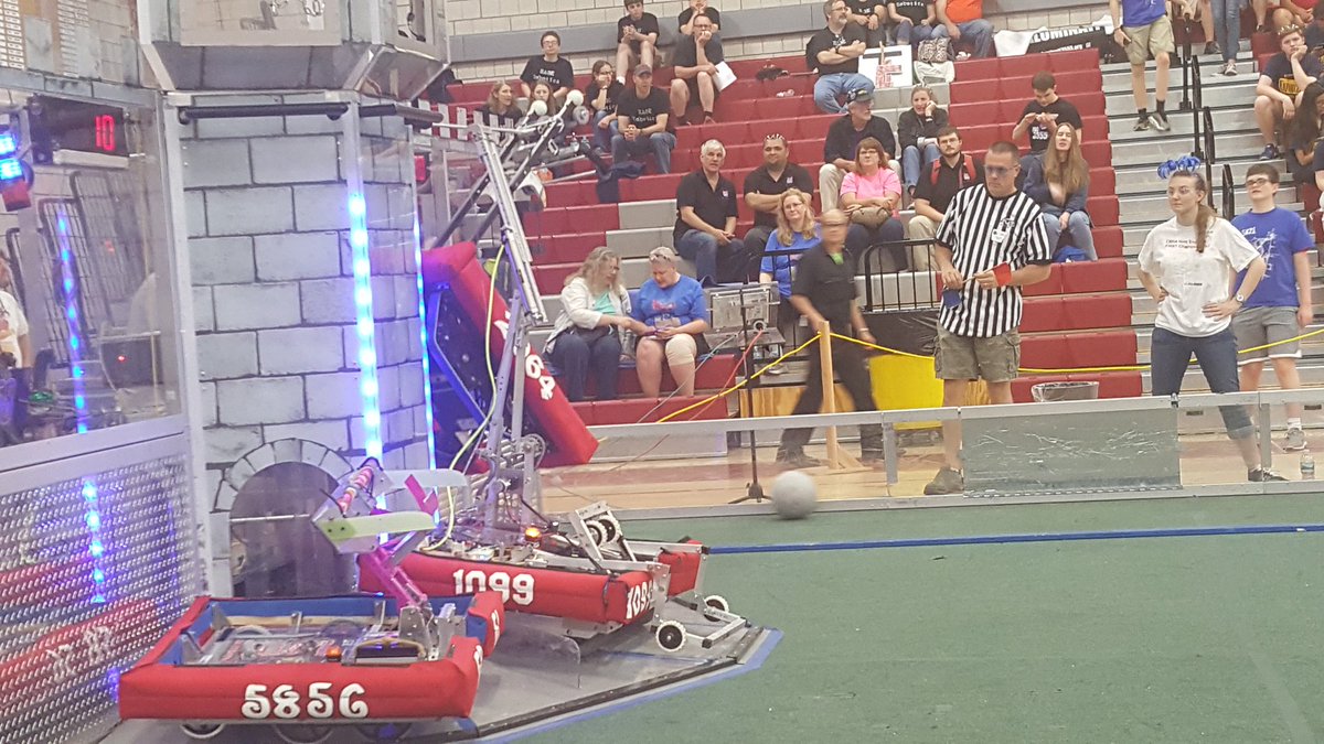 "Reach for the stars. Even if you miss <a href="/FRC_Team_2064/">Pomperaug Robotics</a> will climb for you" #WIWI