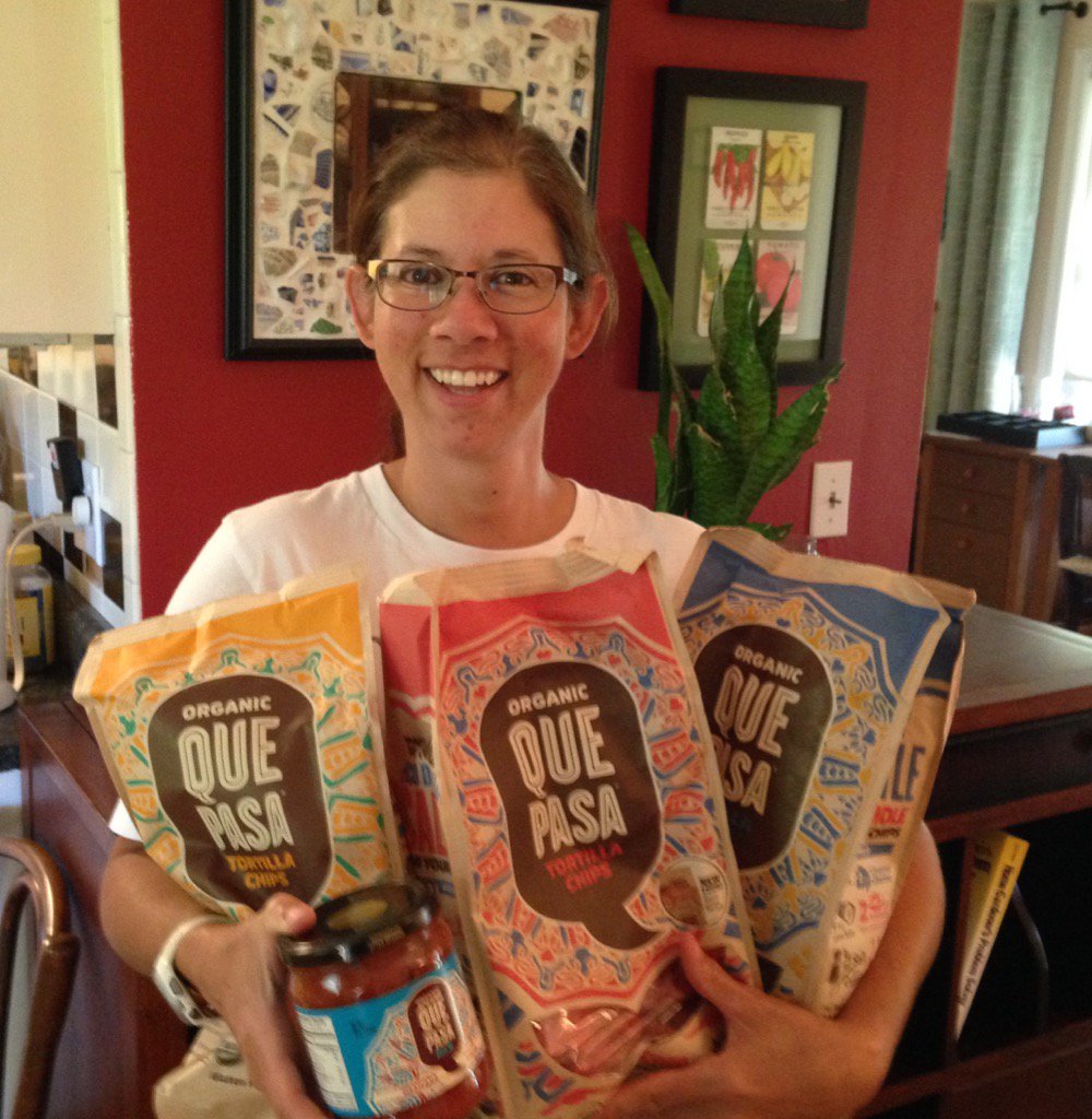 CorrieCarswell's tweet photo. Thank you @QuePasaFoods and @CeliacBeast ! I received my prize today and I can't wait to dig in! #CDAM2016 https://t.co/qCoo4r2L2N