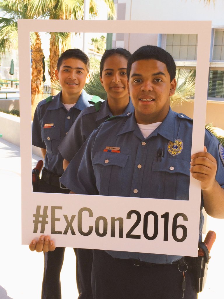 LVMPDExplorers's tweet image. Hey @DallasPD check out your  @ExplorersDallas having a great time here at #ExCon2016!