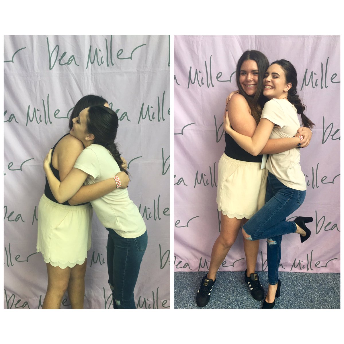 esthermarieex3's tweet photo. finally met @beamiller 🤗 by far the sweetest person ever 💓 #teawithbea https://t.co/RaWtEJSX1P