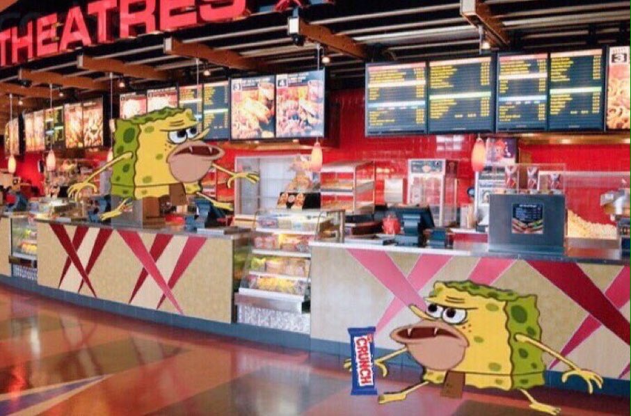 _zackkw's tweet image. when you get caught sneaking snacks into the movie theatre @taylorr_makenna