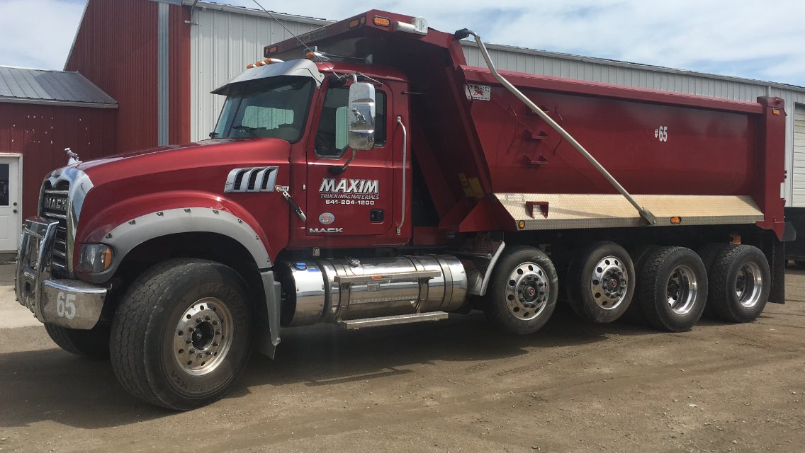 Added this one to our fleet today. 💯😍💯 Call MAXIM Trucking &amp; materials for all your hauling needs!!