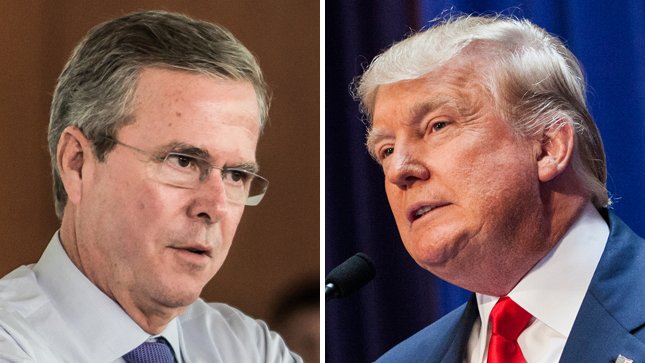 thehill's tweet photo. Trump on whether Jeb will endorse him: "Who the hell cares?" https://t.co/hPPSsvZXti https://t.co/3ueL7j8PW2