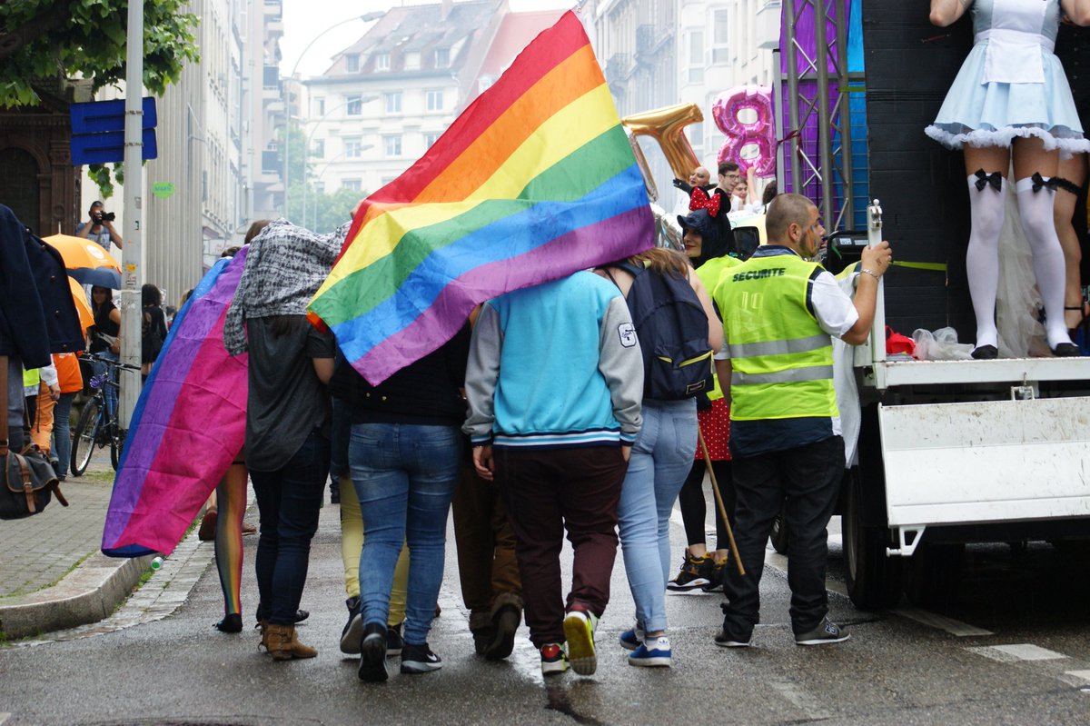 SybillaWeran's tweet photo. #Marchedesvisibilités à #Strasbourg #gay #LGBT #lesbian #transexual #gaypride #dnainfos #afp #blogkapoue https://t.co/RWyQgJOeN1
