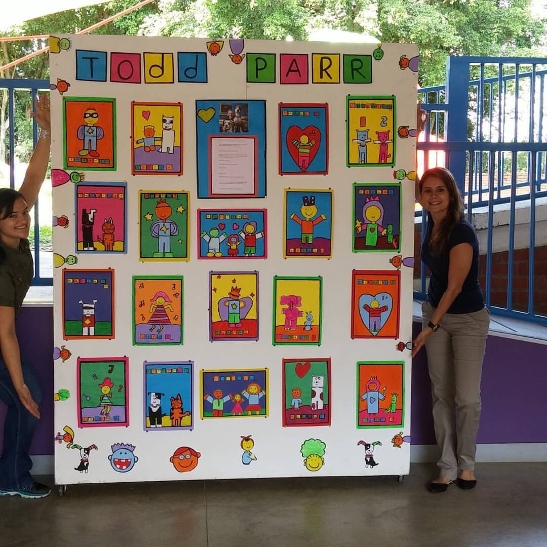 maclis's tweet photo. Our love for @toddparr all the way from Colombia #ItsOkToBeYou #preschool #englishteachers #toddparr https://t.co/2J8CQVvt5q