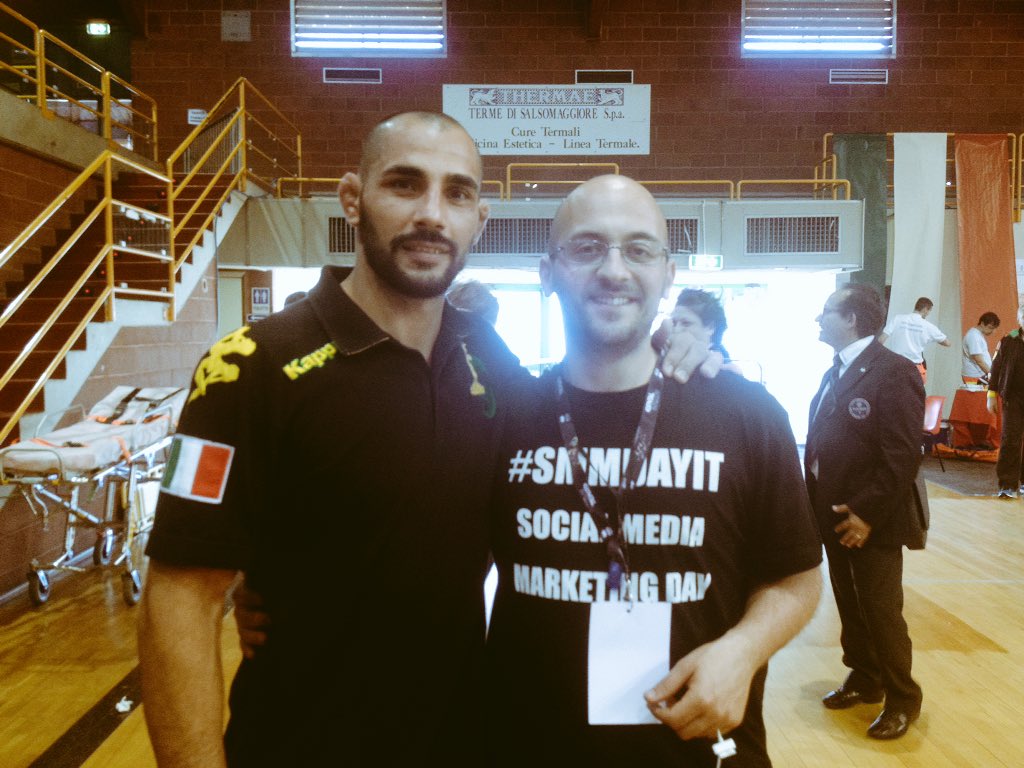 Con il campione 90kg #AssolutiJudo2016 <a href="/ACianoOfficial/">Antonio Ciano</a> | #SMMdayIT