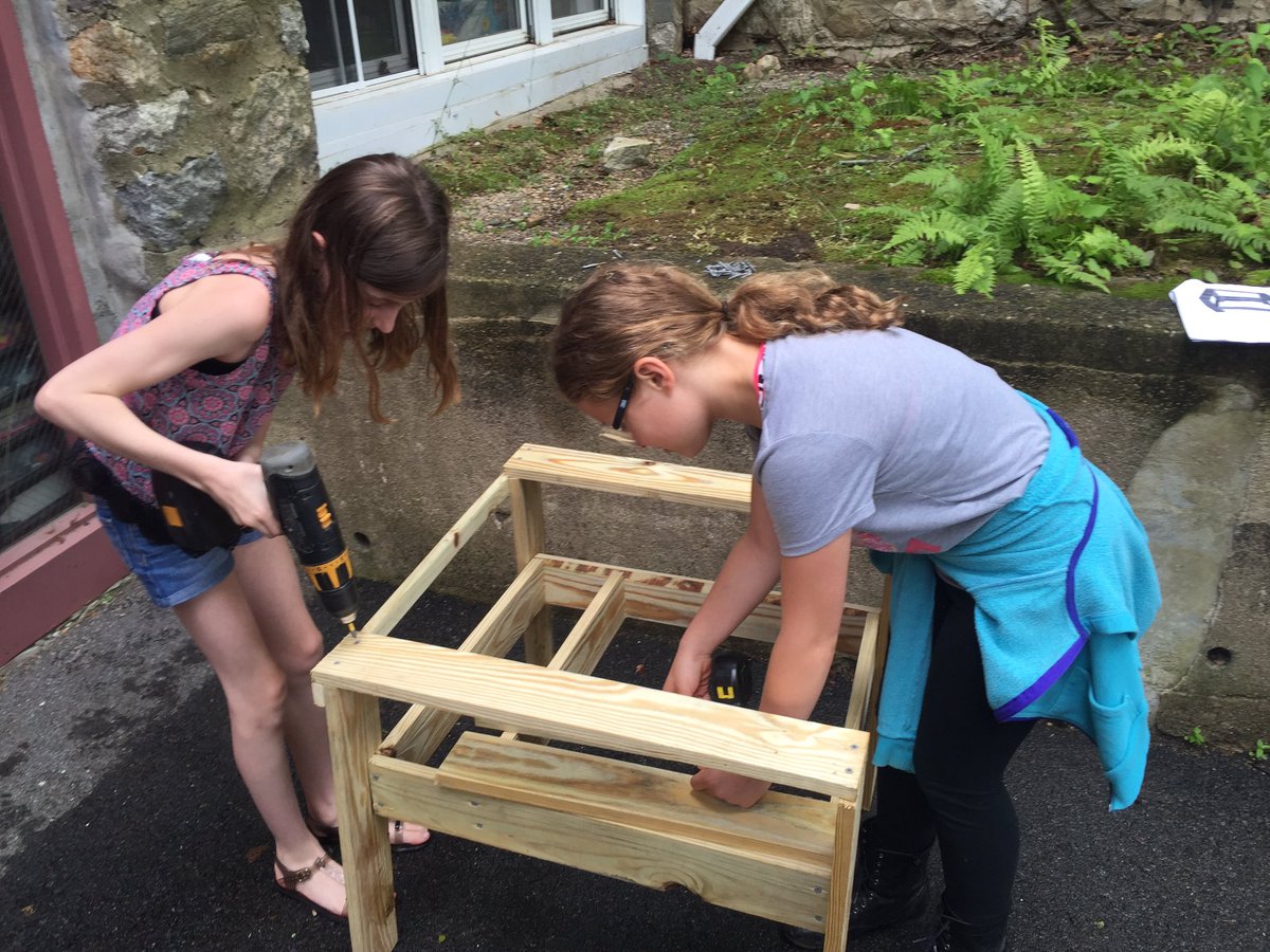 SOstrofskyMKES's tweet photo. Mr. R and his merry band of helpers! Reading Garden is happening! #mkespride https://t.co/Y08mzRhscX