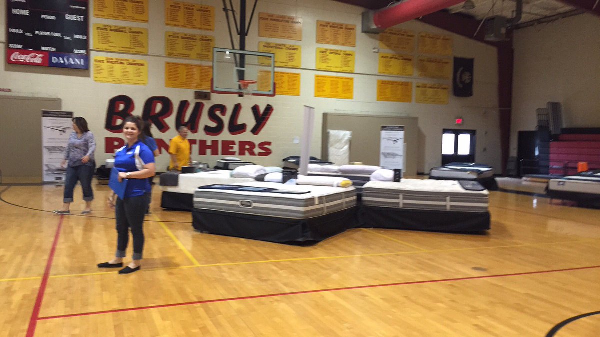 CFSSLA's tweet photo. Who do you have coming to #Beds4Brusly TODAY ONLY from 10-5 in the @wbrpanthers Gym?! https://t.co/USmt2ZzKxX