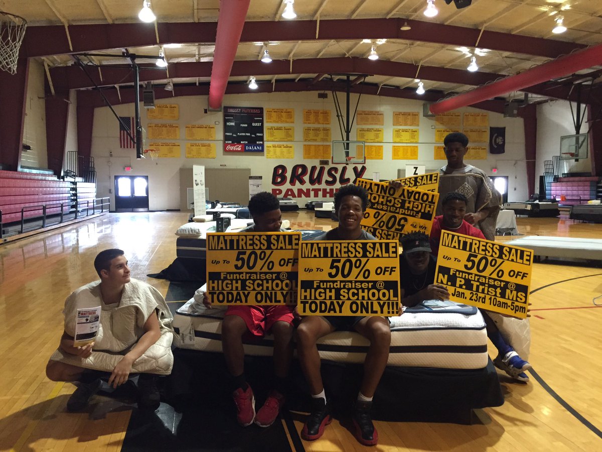 CFSSLA's tweet photo. Who do you have coming to #Beds4Brusly TODAY ONLY from 10-5 in the @wbrpanthers Gym?! https://t.co/USmt2ZzKxX
