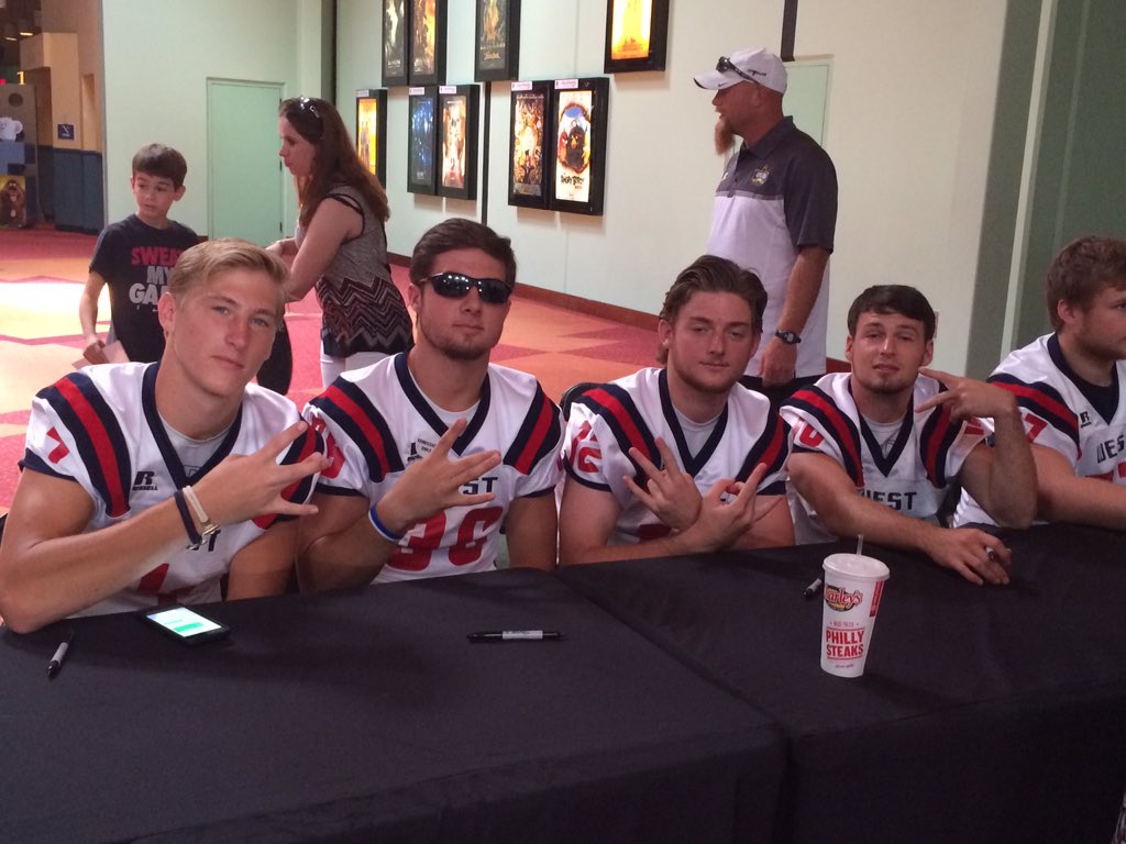 These THS Alumni and Garrett Doiron will be playing tonight in the Bayou Bowl for the West Team.