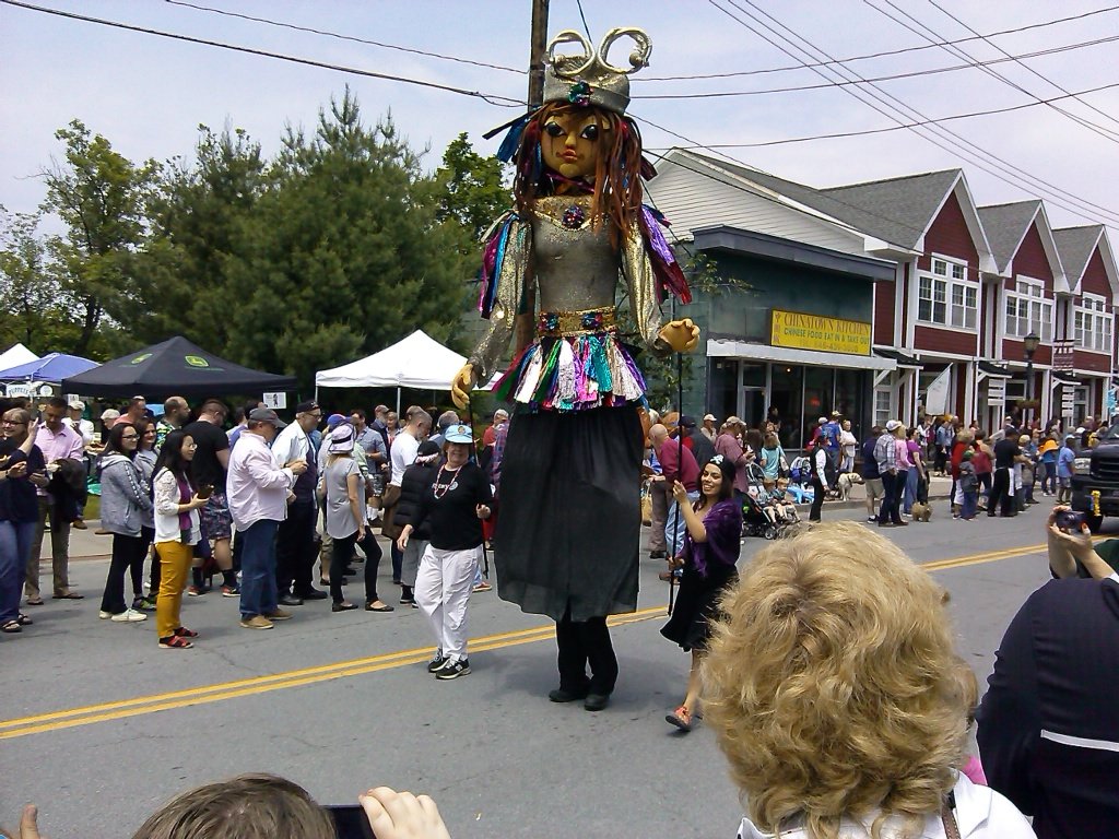 nyhomesteader's tweet photo. #TroutParade in #LivingstonManorNY  today ..Lots of #fun https://t.co/p4JxxoIq1n