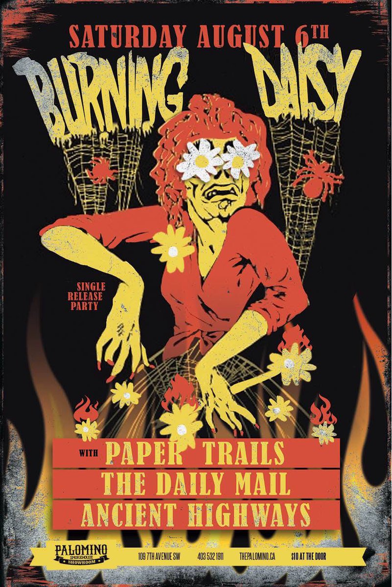 Single release party! AUG 6 <a href="/ThePalomino/">Palomino Smokehouse</a> w/ <a href="/papertrailsbnd/">PaperTrails</a> , Daily Mail &amp; @AncientHighways #yycmusic #yyc #music