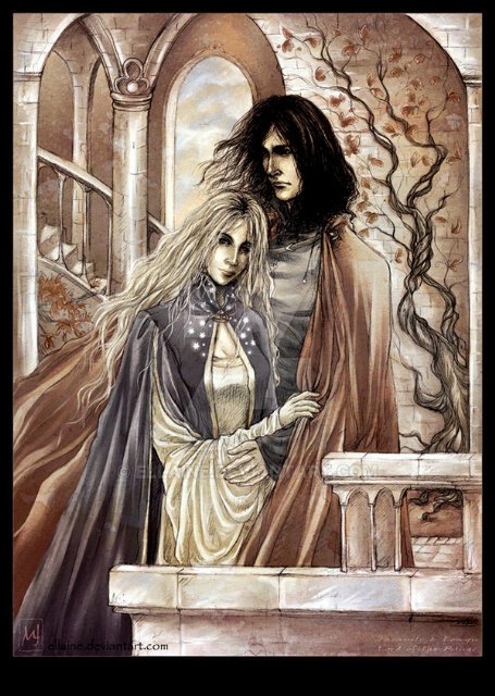 ElAnilloUnico's tweet photo. Éowyn y Faramir en Minas Tirith, según la artista polaca @joaellaine #Tolkien #ESDLA https://t.co/u0HeljenSt https://t.co/2n2pZGwwz4