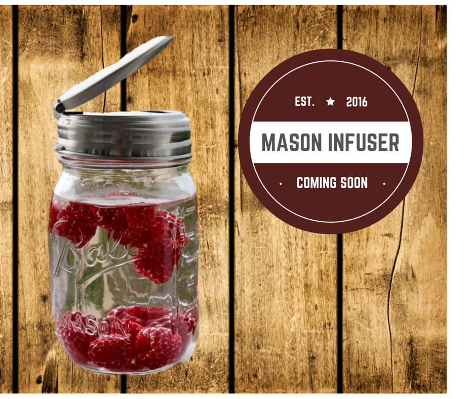 definebottle's tweet photo. Coming soon is our new mason infuser.  Perfect for infusing water, vodka &amp; spirits! https://t.co/nN7bSxOhh5