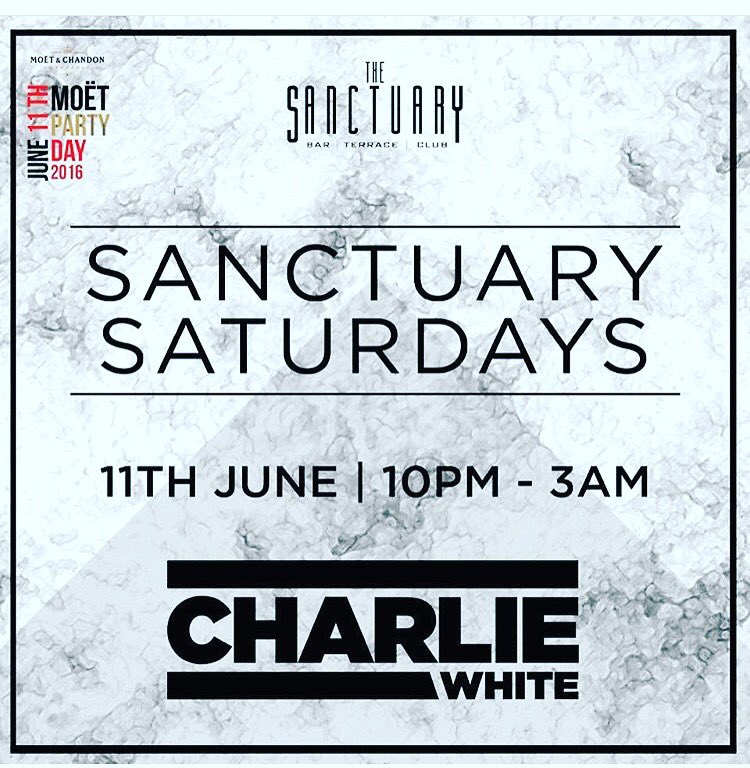 Sanctuary Saturdays 🙌🏼

Drinks from £2

Special guest @djcharliewhite 

Open till 3am!