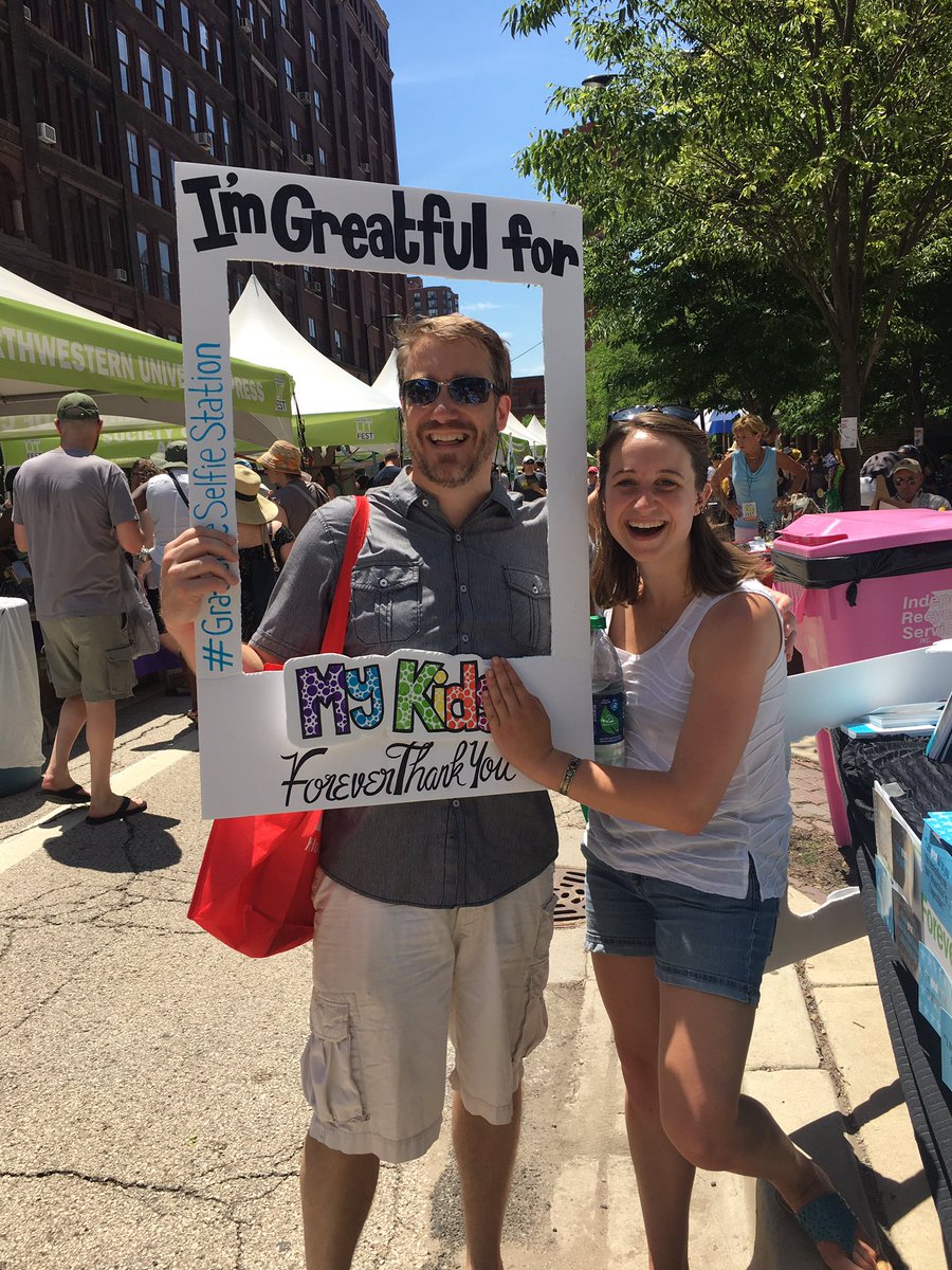 What a great day at the printers row book fest with my favorite kid #gratitudeselfiestation