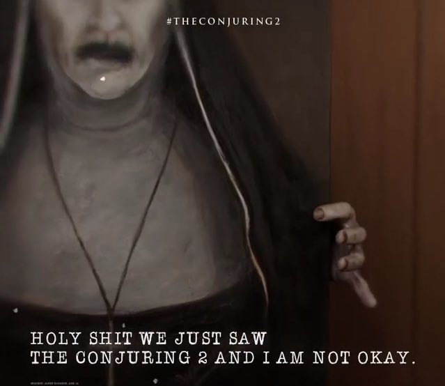 JamesWanHorrors's tweet photo. This was the scariest part #TheConjuring2 https://t.co/nlQop0LXaa