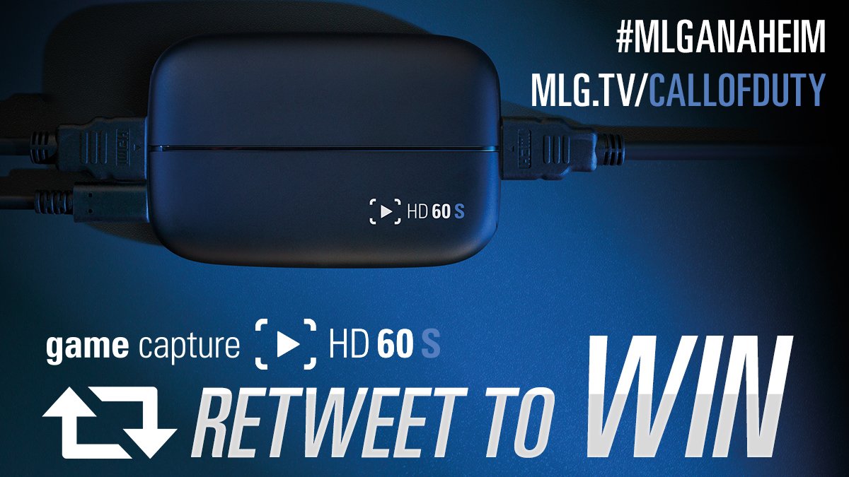 MLG's tweet image. GIVEAWAY TIME!

✔️ RT
✔️ Follow @MLG &amp;amp; @elgatogaming
✔️ Tweet using #MLGAnaheim 

Watch MLG.tv/AnaheimOpen