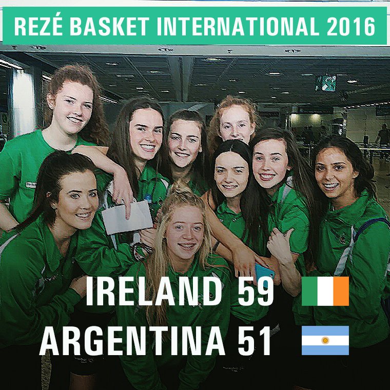BballIrl's tweet photo. Wow! Ireland's U18 Women beat South America's third ranked team. Recap at https://t.co/r0QtARcS46 #GreenShoots https://t.co/nV8L4TgP68