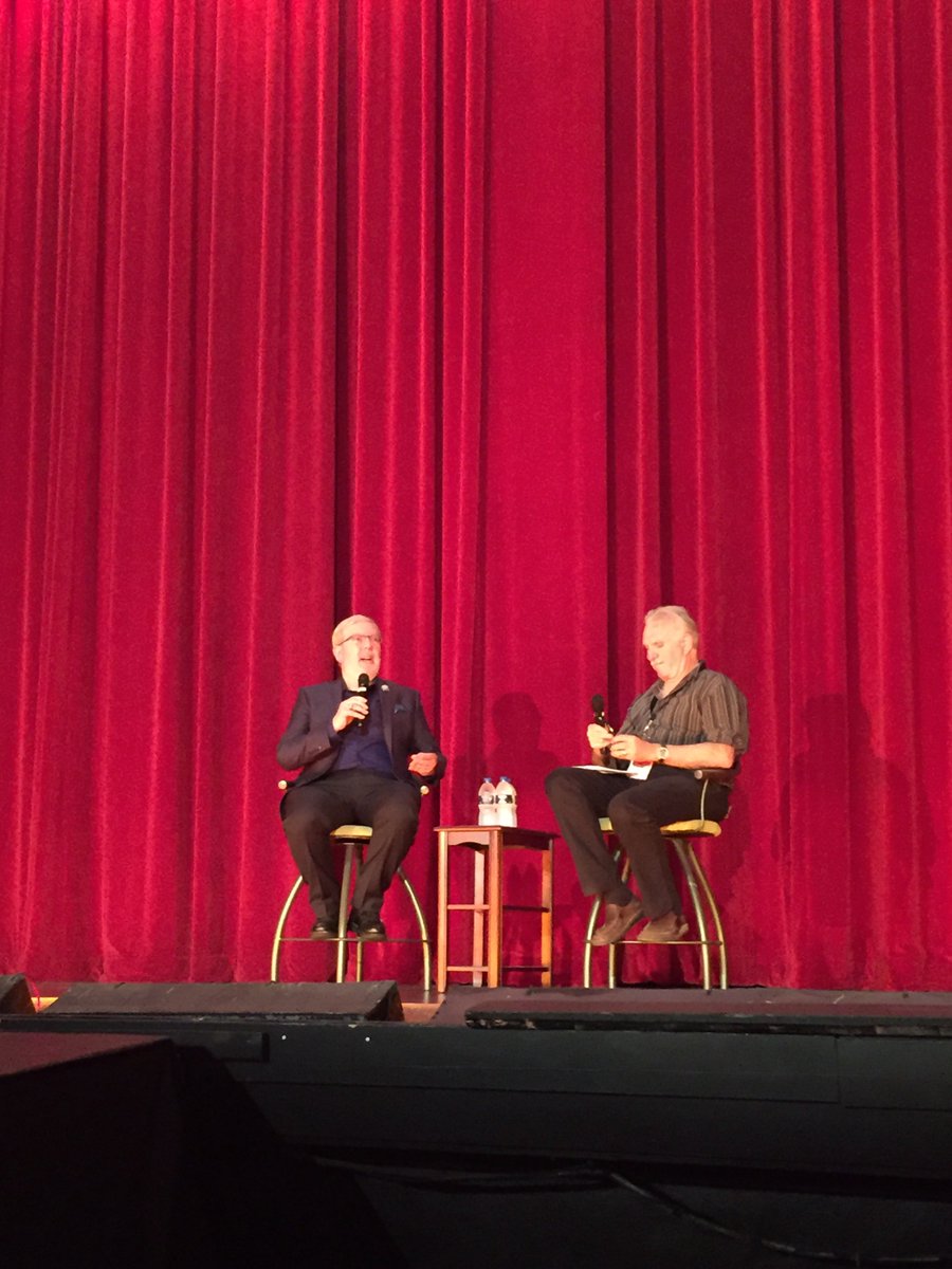 CinetopiaFF's tweet photo. We are here at The Redford Theatre talking with  @leonardmaltin!  #Cinetopia16 https://t.co/NwdsgwNx06