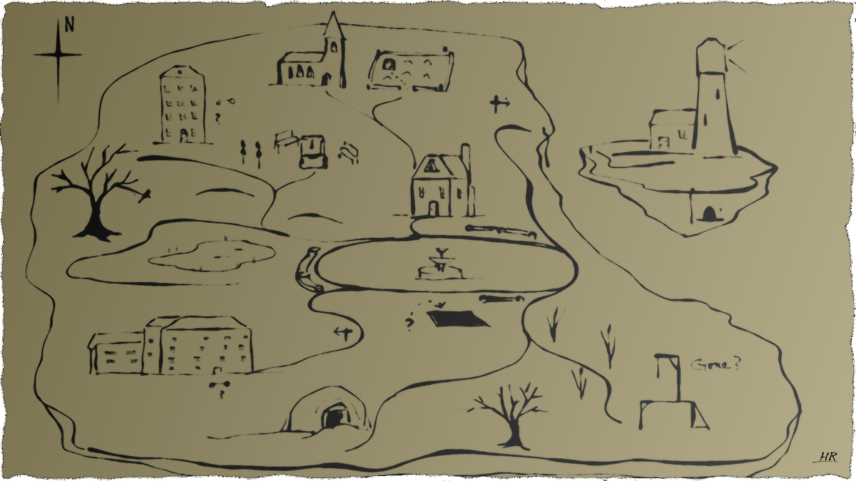 FatSunSoftware's tweet image. World map, plus more environment ideas for our new game.