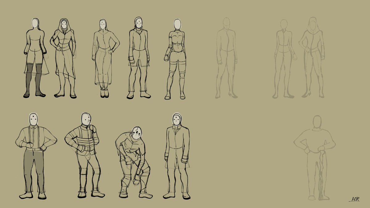 FatSunSoftware's tweet image. Character concepts.