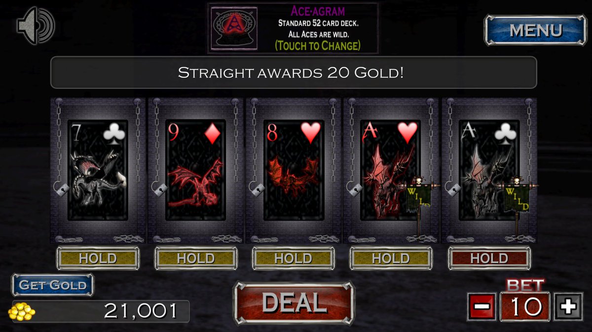 TwentyGold_Devs's tweet photo. #videopoker isn't just for gamblers, anymore. #screenshotsaturday https://t.co/M1t73zZg9e #madewithunity #unity3d https://t.co/FxMxca15tX