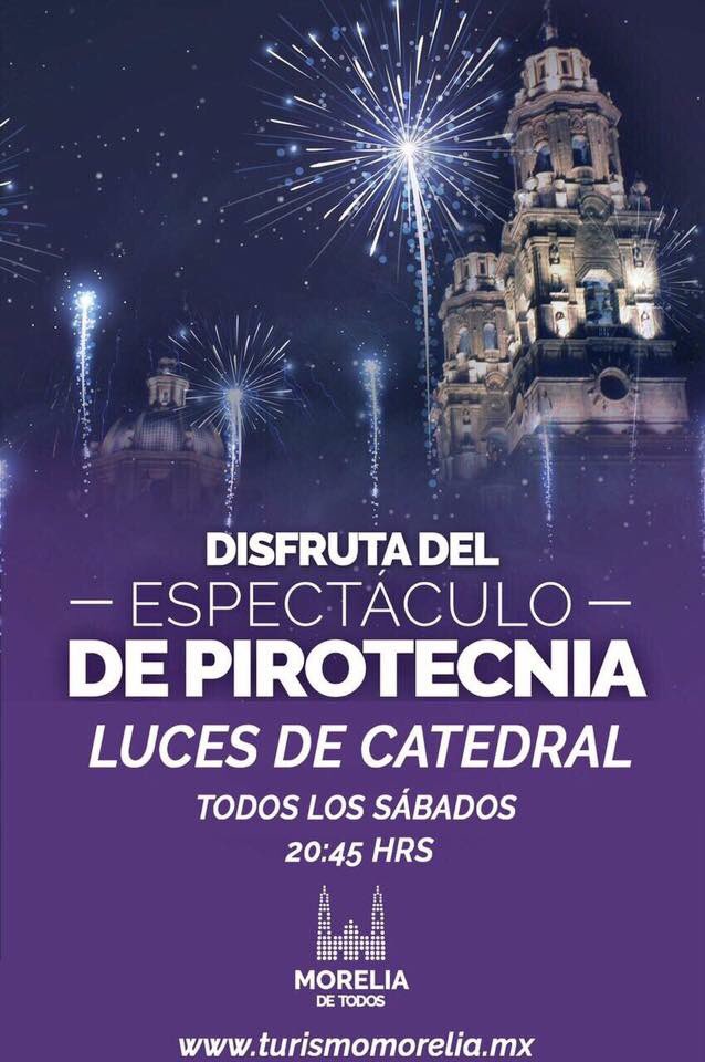No te pierdas este sábado el espectacular encendido de Catedral a las 8:45 pm
¡Disfrutemos del Centro Histórico!