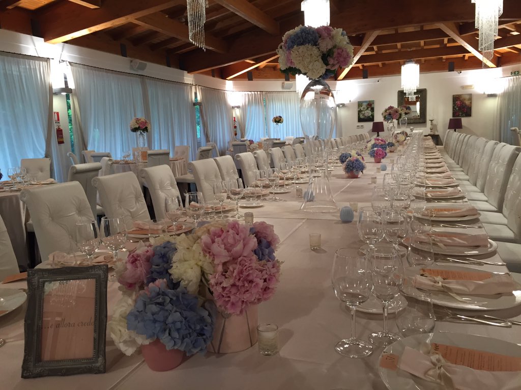 I colori sono da favola per il matrimonio di questa sera!