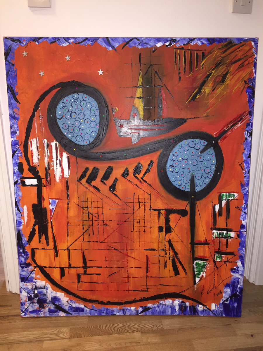 ro3insand's tweet photo. #Contemporary #art #canvas #oil #acrylic called shipyard works https://t.co/0mVy4y0sii